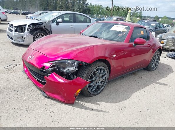 JM1NDAM73M0459570 2021 MAZDA MX-5 MIATA RF Красный Передняя левая четверть