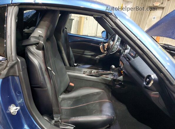 JM1NDAM75J0203958 2018 MAZDA MX-5 Blue Հետևի նստատեղերի տեսք