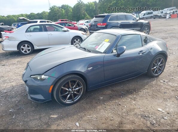 JM1NDAM75L0416945 2020 MAZDA MX-5 MIATA RF Dark Blue Передняя левая четверть