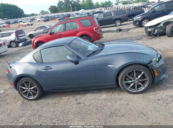 JM1NDAM75L0416945 2020 MAZDA MX-5 MIATA RF Dark Blue Вид задней части салона