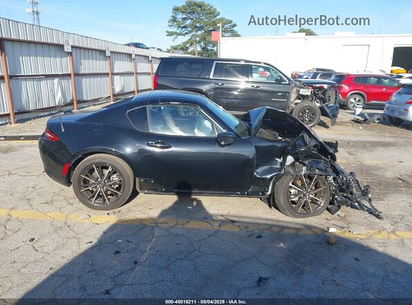 JM1NDAM75R0606642 2024 MAZDA MX-5 MIATA RF Black Widok wnętrza z tyłu