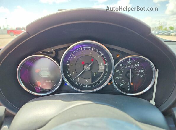 JM1NDAM77K0302783 2019 MAZDA MX-5 Red Instrument cluster view