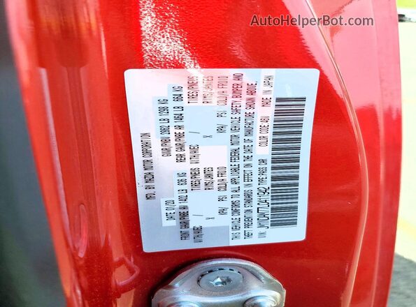 JM1NDAM77L0411942 2020 MAZDA MX-5 Red Вид підкапотного простору