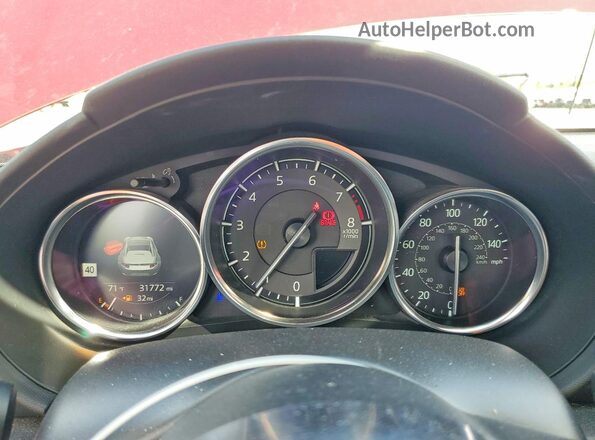 JM1NDAM77L0411942 2020 MAZDA MX-5 Red Вид щитка приладів