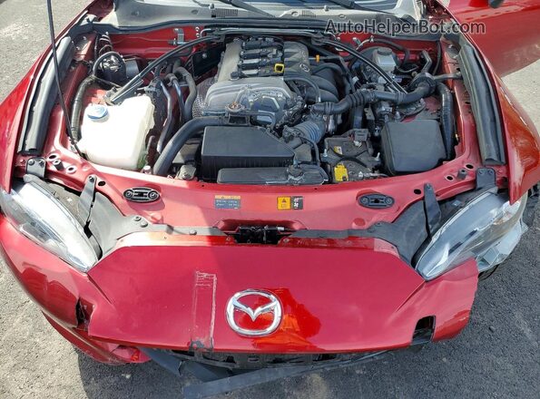 JM1NDAM77L0411942 2020 MAZDA MX-5 Red Вид задньої частини салону