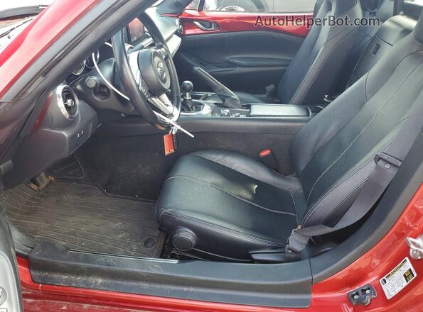 JM1NDAM77L0411942 2020 MAZDA MX-5 Red Вид салону спереду