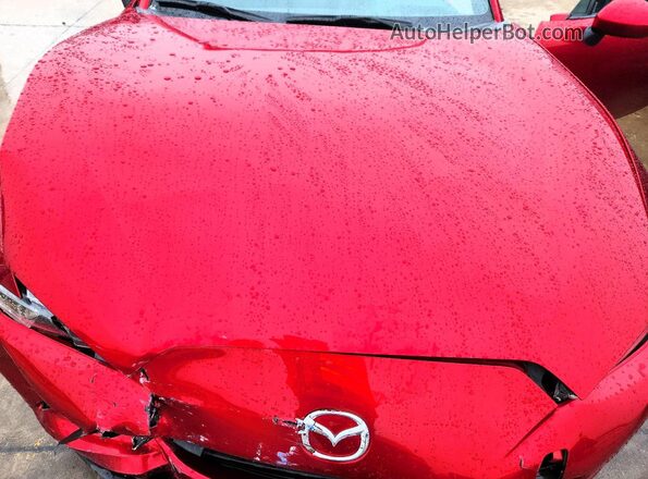 JM1NDAM77N0503443 2022 MAZDA MX-5 Burgundy Widok wnętrza z tyłu