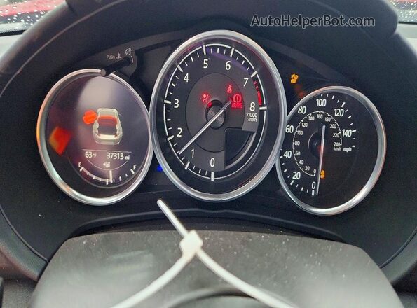 JM1NDAM77N0503443 2022 MAZDA MX-5 Burgundy Widok zestawu wskaźników