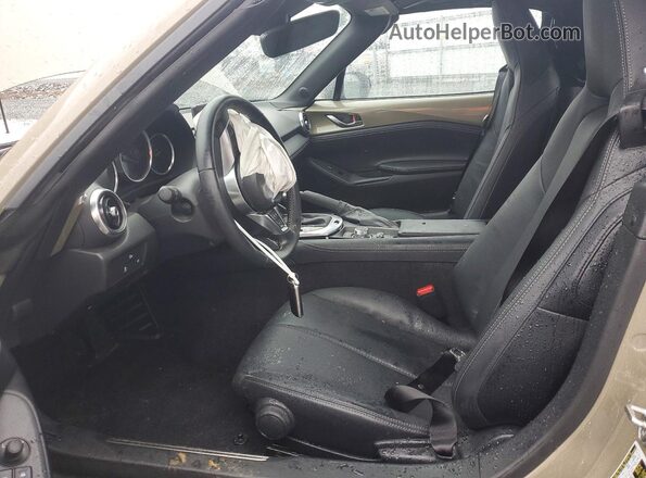 JM1NDAM77R0607839 2024 MAZDA MX-5 Tan წინა სალონის ხედი