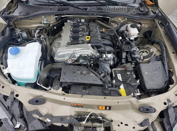 JM1NDAM77R0607839 2024 MAZDA MX-5 Tan უკანა სალონის ხედი