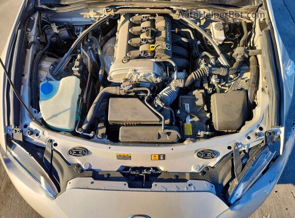 JM1NDAM78N0505878 2022 MAZDA MX-5 Gray Rear interior view