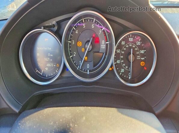 JM1NDAM78N0505878 2022 MAZDA MX-5 Gray Instrument cluster view