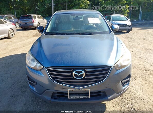 JM3KE2BY2G0741664 2016 MAZDA CX-5 Blue Вид щитка приладів