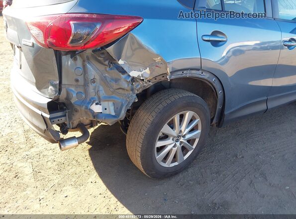 JM3KE2BY2G0741664 2016 MAZDA CX-5 Blue Вид спереду