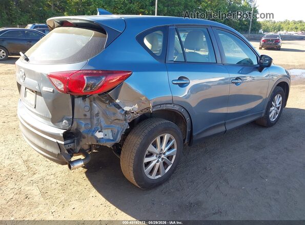 JM3KE2BY2G0741664 2016 MAZDA CX-5 Blue Задня права чверть