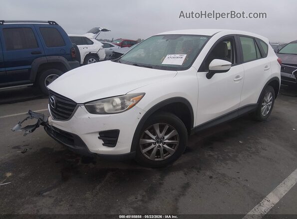 JM3KE2BYXG0744778 2016 MAZDA CX-5 White Передня ліва чверть