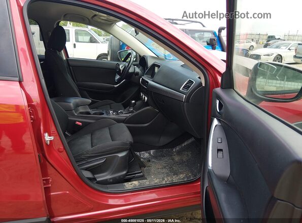 JM3KE2CY0G0912734 2016 MAZDA CX-5 Red Widok wnętrza z przodu