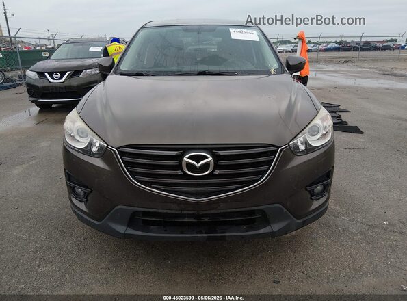 JM3KE2CY1G0849563 2016 MAZDA CX-5 Gray Vista del cuadro de instrumentos