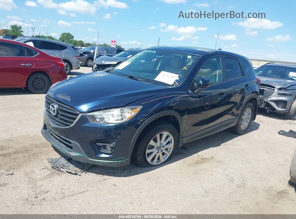 JM3KE2CY2G0764389 2016 MAZDA CX-5 Blue წინა მარცხენა ხედი სამი მეოთხედიდან
