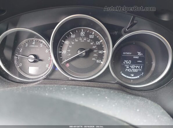 JM3KE2CY3G0911397 2016 MAZDA CX-5 Red უკანა სავარძლების ხედი