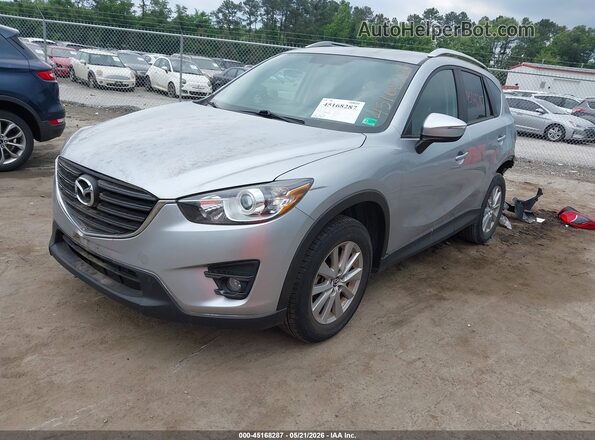 JM3KE2CY5G0806019 2016 MAZDA CX-5 Silver Front left