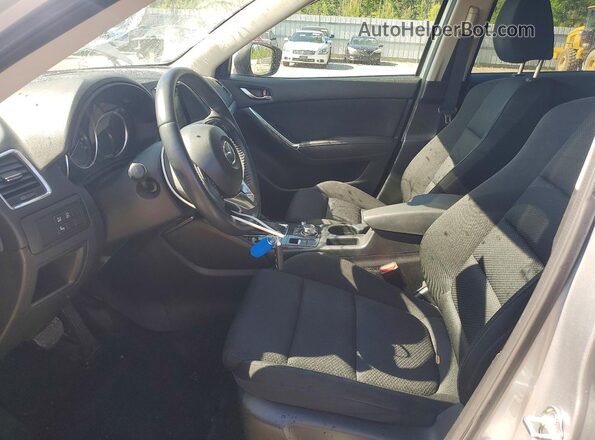 JM3KE2CY6G0864981 2016 MAZDA CX-5 Silver Widok wnętrza z przodu