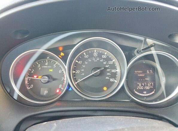 JM3KE2CY8G0675314 2016 MAZDA CX-5 Синий Вид щитка приборов