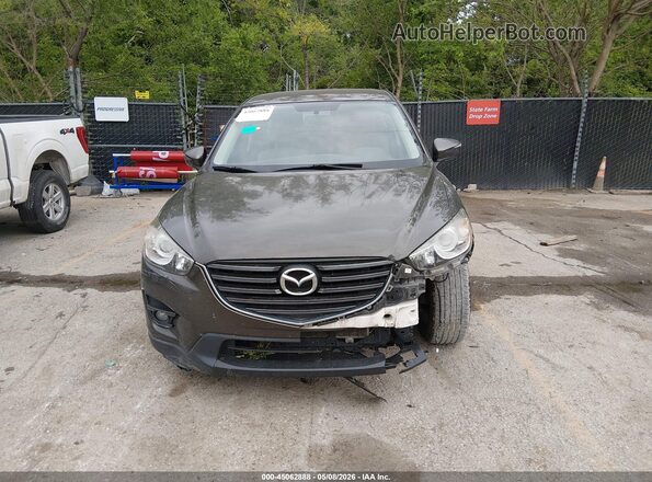 JM3KE2CY8G0725788 2016 MAZDA CX-5 Black ხელსაწყოთა პანელის ხედი