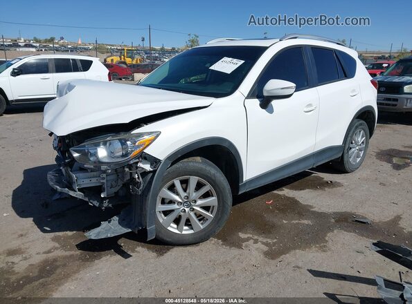 JM3KE2CY8G0847180 2016 MAZDA CX-5 Белый Передняя левая четверть