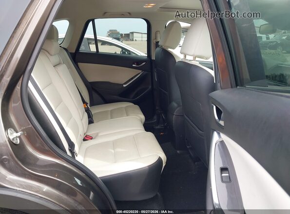 JM3KE2DY1G0811331 2016 MAZDA CX-5 Gray VIN კოდის სტიკერის ხედი