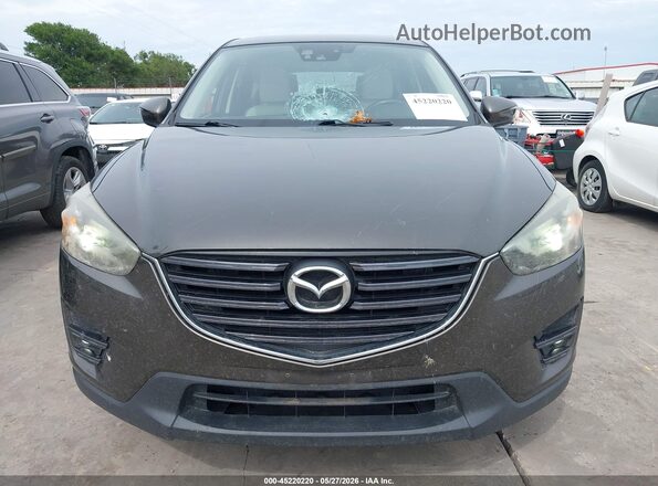 JM3KE2DY1G0811331 2016 MAZDA CX-5 Gray ხელსაწყოთა პანელის ხედი