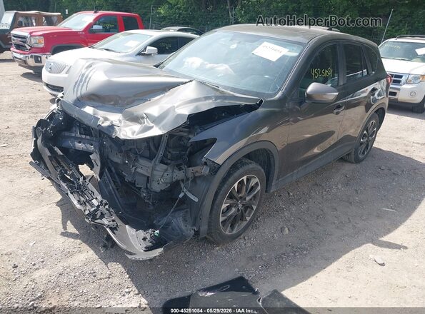 JM3KE2DY2G0687618 2016 MAZDA CX-5 Серый Передняя левая четверть