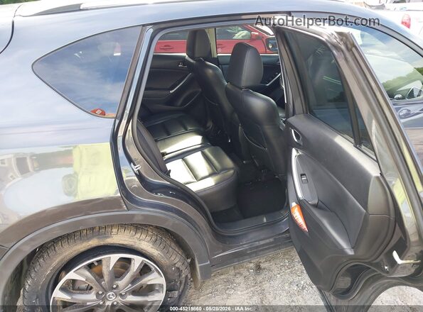 JM3KE2DY3G0643983 2016 MAZDA CX-5 Gray Vista de la etiqueta del VIN