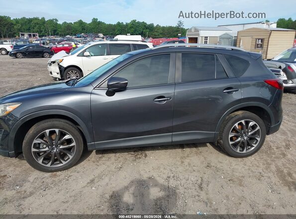 JM3KE2DY3G0643983 2016 MAZDA CX-5 Gray Vista interior de 360 grados