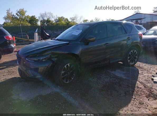 JM3KE2DY5G0816855 2016 MAZDA CX-5 Brown წინა მარცხენა ხედი სამი მეოთხედიდან