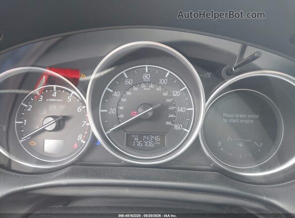 JM3KE2DY9G0734174 2016 MAZDA CX-5 White Widok tylnych siedzeń