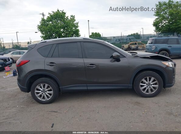 JM3KE4BY3G0689926 2016 MAZDA CX-5 Gray უკანა სალონის ხედი