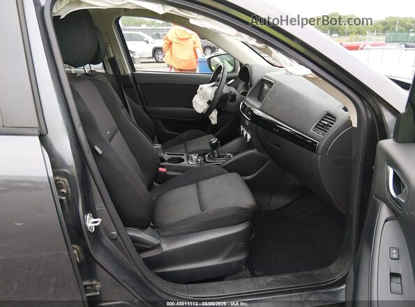 JM3KE4BY4G0824704 2016 MAZDA CX-5 Серый Вид салона спереди