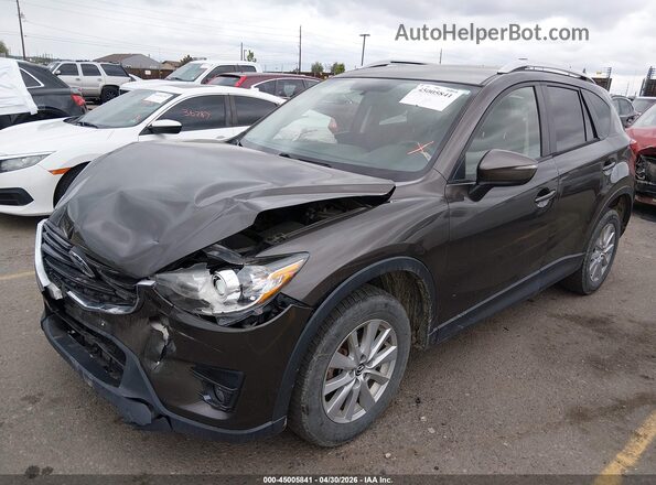 JM3KE4CY2G0775310 2016 MAZDA CX-5 Silver Przód lewy