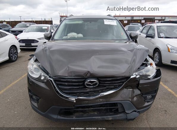 JM3KE4CY2G0775310 2016 MAZDA CX-5 Silver Widok zestawu wskaźników