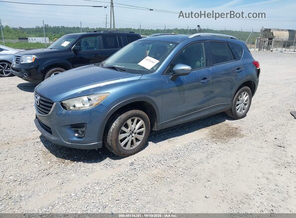 JM3KE4CY3G0629059 2016 MAZDA CX-5 Blue Front left