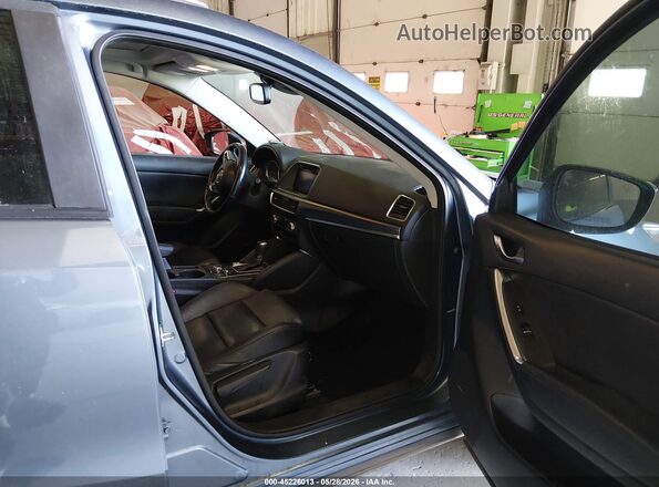 JM3KE4DY0G0782755 2016 MAZDA CX-5 Dark Blue Widok wnętrza z przodu