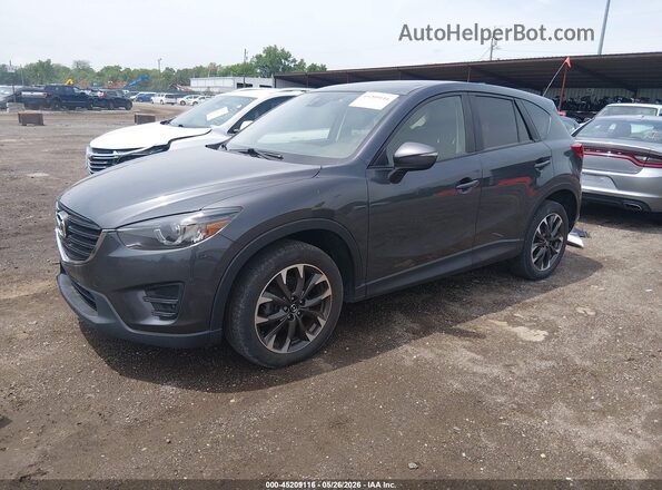 JM3KE4DY4G0904078 2016 MAZDA CX-5 Gray Przód lewy