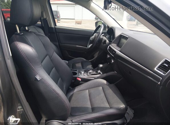 JM3KE4DY4G0904078 2016 MAZDA CX-5 Gray Widok wnętrza z przodu