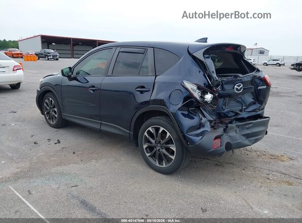 JM3KE4DYXG0622253 2016 MAZDA CX-5 Blue Trasero izquierdo