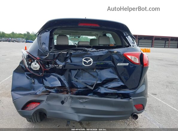 JM3KE4DYXG0622253 2016 MAZDA CX-5 Blue Vista frontal