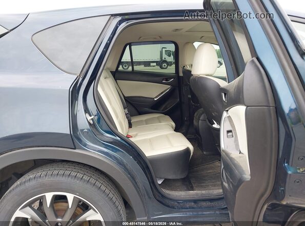 JM3KE4DYXG0622253 2016 MAZDA CX-5 Blue Vista de la etiqueta del VIN