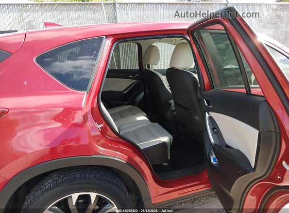 JM3KE4DYXG0703401 2016 MAZDA CX-5 Burgundy Вид наклейки з VIN-кодом