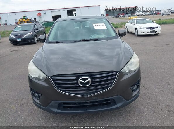 JM3KE4DYXG0809105 2016 MAZDA CX-5 Gray Vista del cuadro de instrumentos