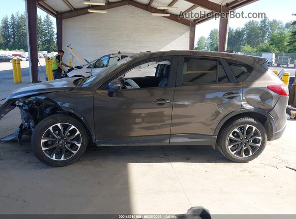 JM3KE4DYXG0830018 2016 MAZDA CX-5 Серый Вид задней части салона